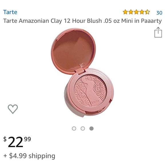 Tarte Amazonian Clay 12-hour Blush (mini) - Picture 3 of 6
